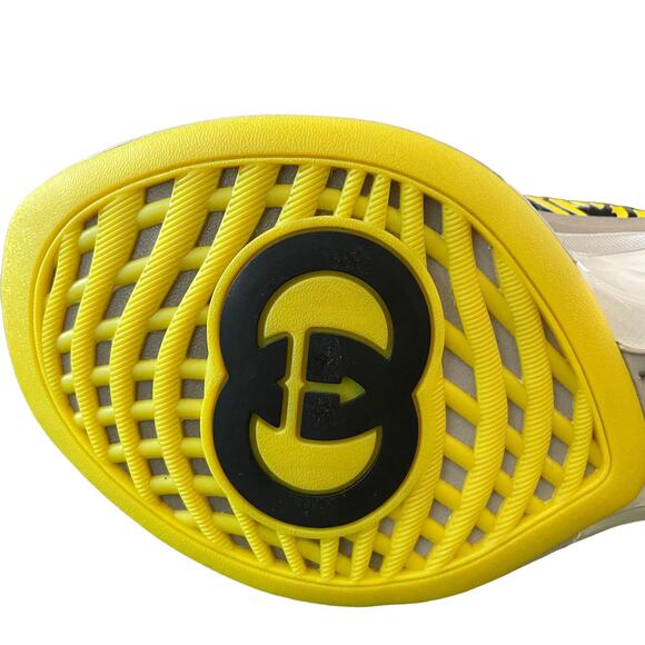 GUCCI Men GG RUN Sneakers Athletic Low Top 680938 Black Yellow 11 | US 11.5 NEW - Picture 13 of 15